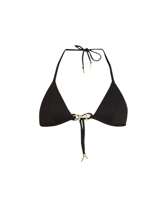 Golden Point Triangle Bikini Top