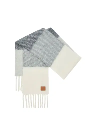 Loewe Striped Jacquard Twill Wool-Blend Scarf | Thumbnail 1 Loewe Striped Jacquard Twill Wool-Blend Scarf | Thumbnail 1