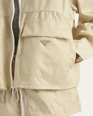 Prada Re-Nylon Zip Up Jacket | Thumbnail 5