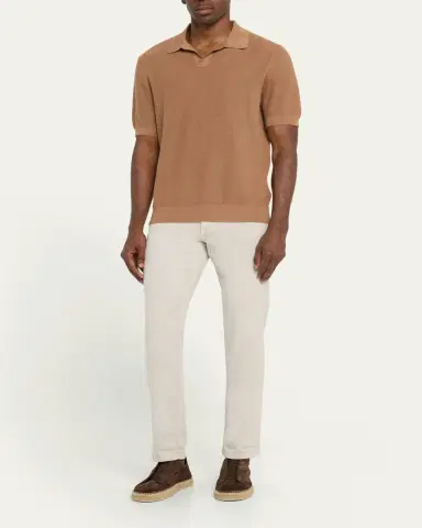 ZEGNA Men's Triple Stitch Suede Espadrille Sneakers | Thumbnail 3