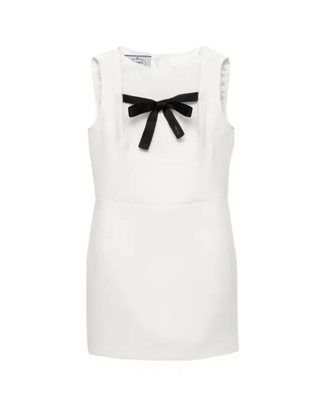 Tela Natte Bow Sleeveless Mini Dress