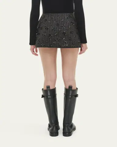 Simkhai Blaire Sequined Mini Skirt | Thumbnail 3 Simkhai Blaire Sequined Mini Skirt | Thumbnail 3