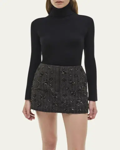 Simkhai Blaire Sequined Mini Skirt | Thumbnail 5 Simkhai Blaire Sequined Mini Skirt | Thumbnail 5