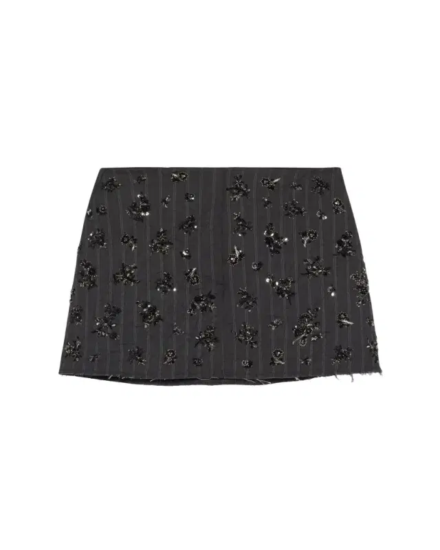 SIMKHAI Blaire Sequined Mini Skirt