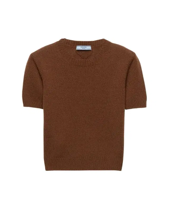 Short Sleeve Cashmere Sweater
