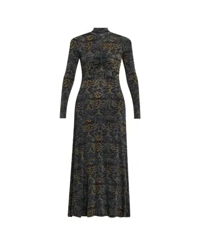 Ulla Johnson Koa Ruched Jersey Turtleneck Maxi Dress | Thumbnail 1