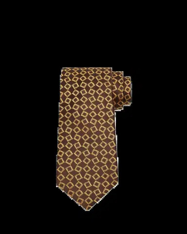 Charvet Men's Square Jacquard Silk Tie | Thumbnail 2 Charvet Men's Square Jacquard Silk Tie | Thumbnail 2
