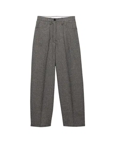 Prada Mid-Rise Prince Of Wales Wool Straight-Leg Pants | Thumbnail 1 Prada Mid-Rise Prince Of Wales Wool Straight-Leg Pants | Thumbnail 1
