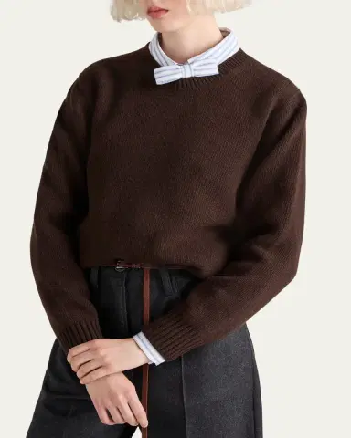 Prada Cashmere Wool Crew-Neck Sweater | Thumbnail 13 Prada Cashmere Wool Crew-Neck Sweater | Thumbnail 13