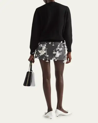 Prada Cashmere Wool Crew-Neck Sweater | Thumbnail 3 Prada Cashmere Wool Crew-Neck Sweater | Thumbnail 3