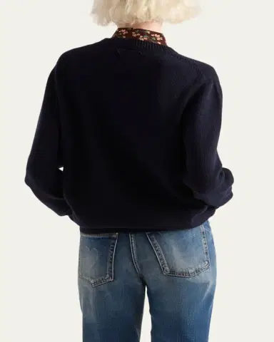 Prada Cashmere Wool Crew-Neck Sweater | Thumbnail 9 Prada Cashmere Wool Crew-Neck Sweater | Thumbnail 9