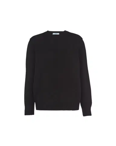 Prada Cashmere Wool Crew-Neck Sweater | Thumbnail 1 Prada Cashmere Wool Crew-Neck Sweater | Thumbnail 1