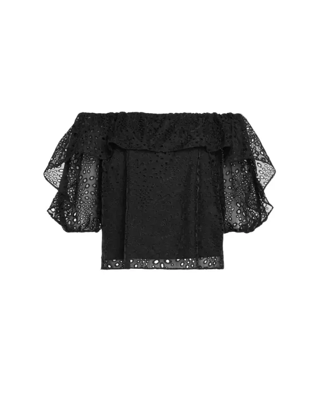 Salma Embroidered Off-Shoulder Blouse