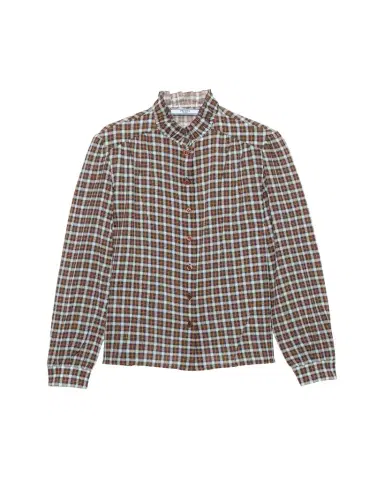 Prada Silk Georgette Button-Front Blouse | Thumbnail 1 Prada Silk Georgette Button-Front Blouse | Thumbnail 1