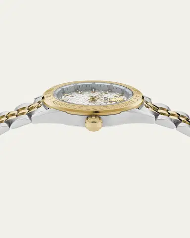Versace V-Code 36mm Two Tone Bracelet Watch | Thumbnail 3 Versace V-Code 36mm Two Tone Bracelet Watch | Thumbnail 3
