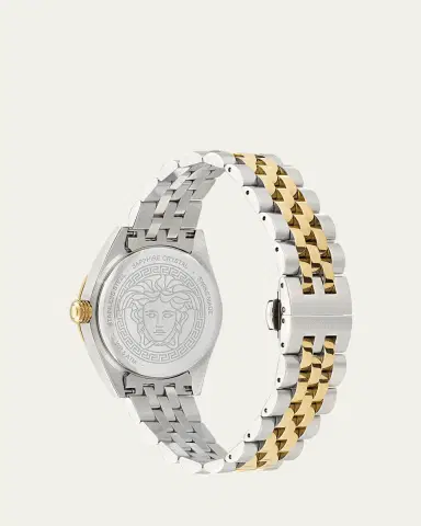 Versace V-Code 36mm Two Tone Bracelet Watch | Thumbnail 4 Versace V-Code 36mm Two Tone Bracelet Watch | Thumbnail 4