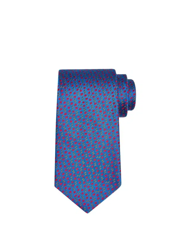 Men's Petite Crescent Silk Tie