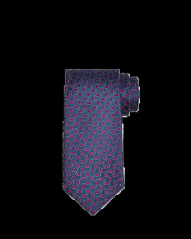 Charvet Men's Vine and Petal Silk Tie | Thumbnail 2 Charvet Men's Vine and Petal Silk Tie | Thumbnail 2