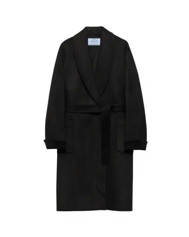 Prada Cashmere Long Wrap Coat