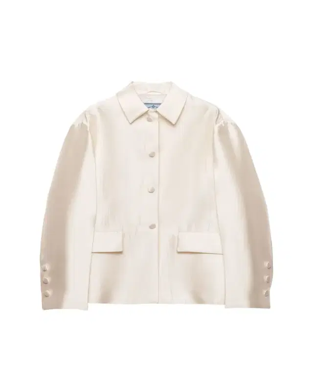 Silk-Wool Single-Breasted Evening Jacket