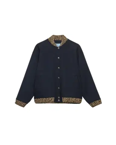 Prada Double Cashmere and Wool Bomber Jacket | Thumbnail 1 Prada Double Cashmere and Wool Bomber Jacket | Thumbnail 1