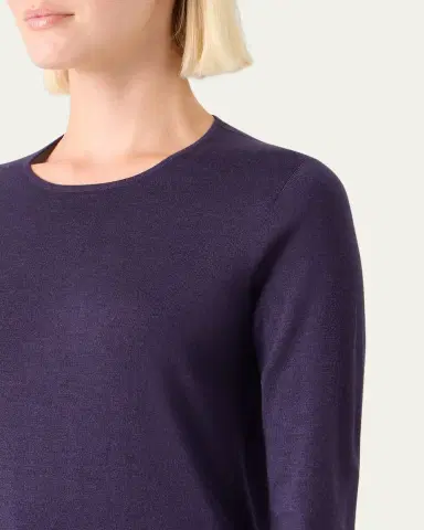 Akris Cashmere-Silk Crewneck Sweater | Thumbnail 5