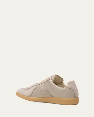 Maison Margiela Replica Suede & Leather Sneakers | Thumbnail 4
