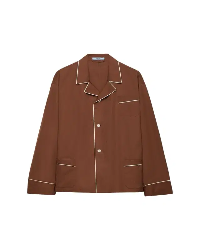 Long-Sleeve Cotton Blouse