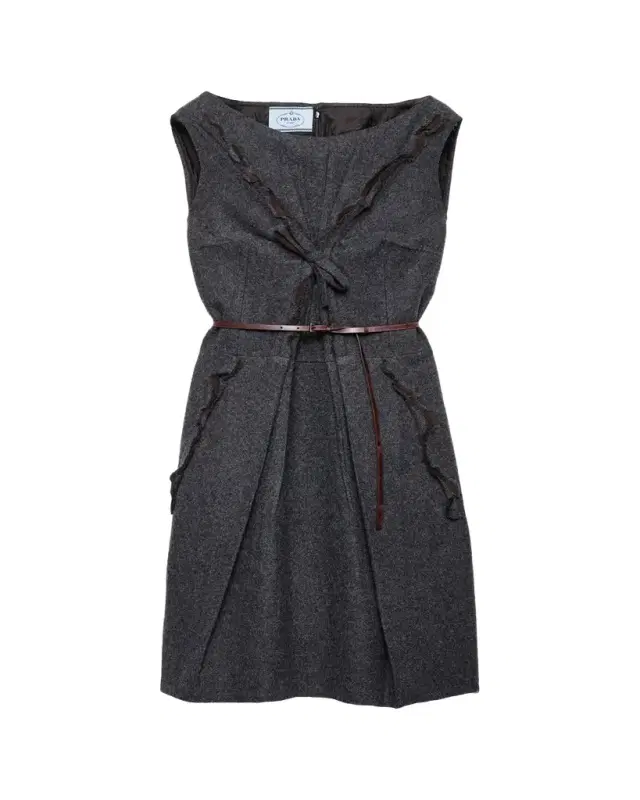 Prada Shetland Wool Dress