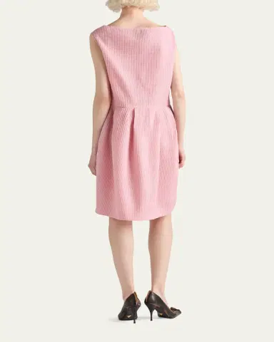Prada Wool Bow-Front Dress | Thumbnail 3