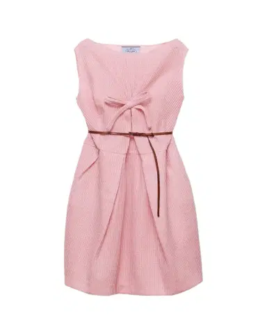Prada Wool Bow-Front Dress | Thumbnail 1
