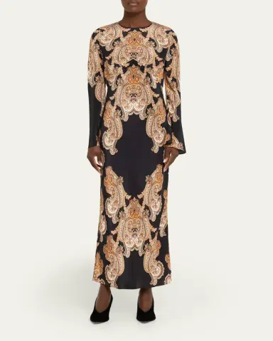 Veronica Beard Lupita Paisley Maxi Dress | Thumbnail 2 Veronica Beard Lupita Paisley Maxi Dress | Thumbnail 2
