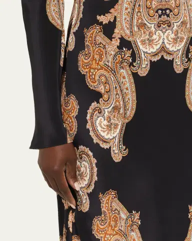 Veronica Beard Lupita Paisley Maxi Dress | Thumbnail 5 Veronica Beard Lupita Paisley Maxi Dress | Thumbnail 5