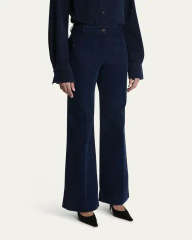 Victoria Beckham Alina Corduroy Flare Jeans | Thumbnail 4