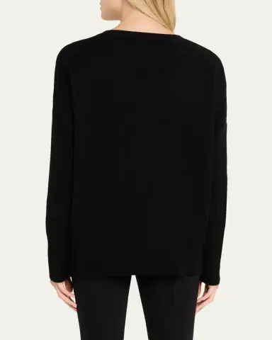 Lisa Yang Mila Cashmere Crewneck Sweater | Thumbnail 3 Lisa Yang Mila Cashmere Crewneck Sweater | Thumbnail 3