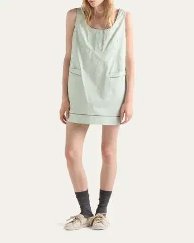 Prada Cotton Mini Dress | Thumbnail 2