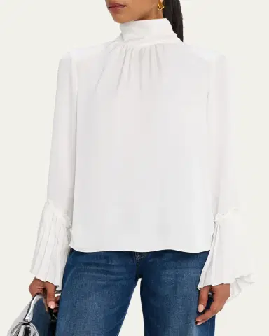 Ramy Brook Christy Ruffle-Cuff Blouse | Thumbnail 4 Ramy Brook Christy Ruffle-Cuff Blouse | Thumbnail 4