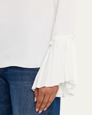 Ramy Brook Christy Ruffle-Cuff Blouse | Thumbnail 5 Ramy Brook Christy Ruffle-Cuff Blouse | Thumbnail 5