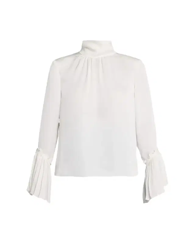 Christy Ruffle-Cuff Blouse