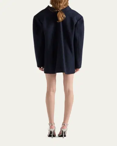 Prada Wool Jewel-Button Coat | Thumbnail 3