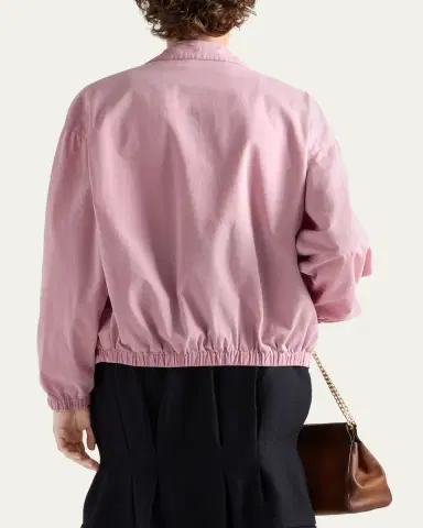 Prada Cotton Gabardine Blouson Jacket | Thumbnail 3 Prada Cotton Gabardine Blouson Jacket | Thumbnail 3