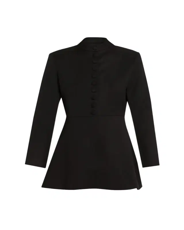 Structured Wool Mini Jacket Dress