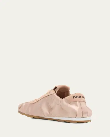 Miu Miu Satin Retro Runner Sneakers | Thumbnail 6
