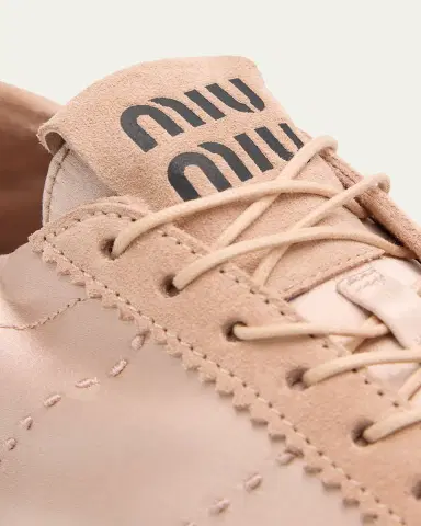 Miu Miu Satin Retro Runner Sneakers | Thumbnail 7
