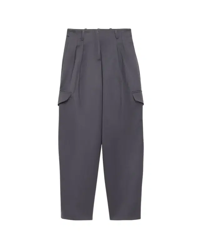 The Russel Pleated Wool Barrel Pants