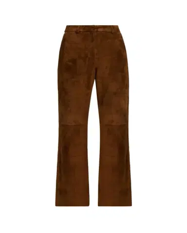 AEXAE Suede Straight-Leg Pants | Thumbnail 1 AEXAE Suede Straight-Leg Pants | Thumbnail 1