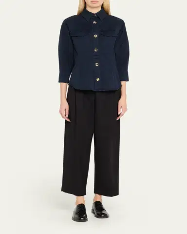 RUADH The Etta Button-Down Cotton Sateen Shirt | Thumbnail 2 RUADH The Etta Button-Down Cotton Sateen Shirt | Thumbnail 2