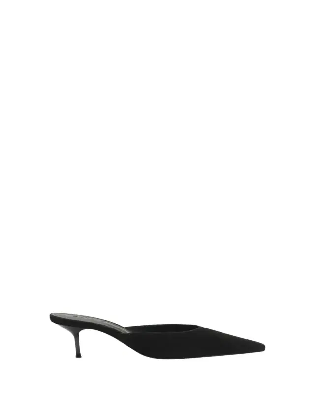 Julie Suede Mule Pumps