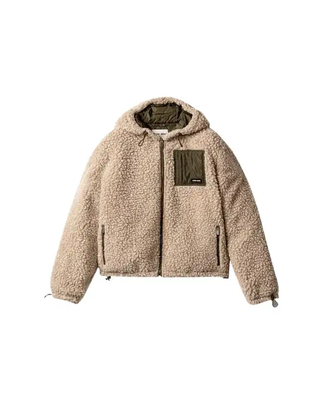 Fleece Hooded Puffer Jacket