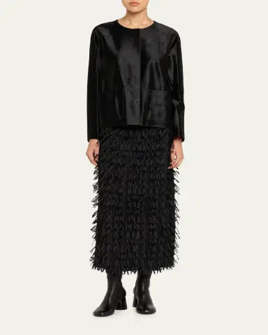 Lafayette 148 New York x The Morning Show Calf Hair Jacket | Thumbnail 2
